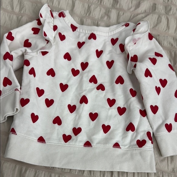 Cat and Jack 18m Heart Patterned Kids Shirt - Picture 4 of 5